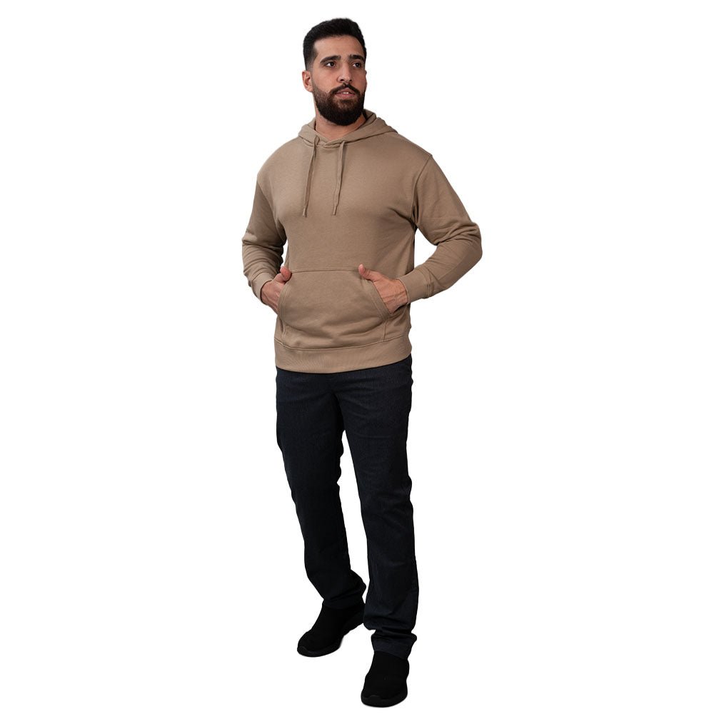 Men's Relaxed Fit French Terry Hoodie Sweatshirt S - Shop Giordano