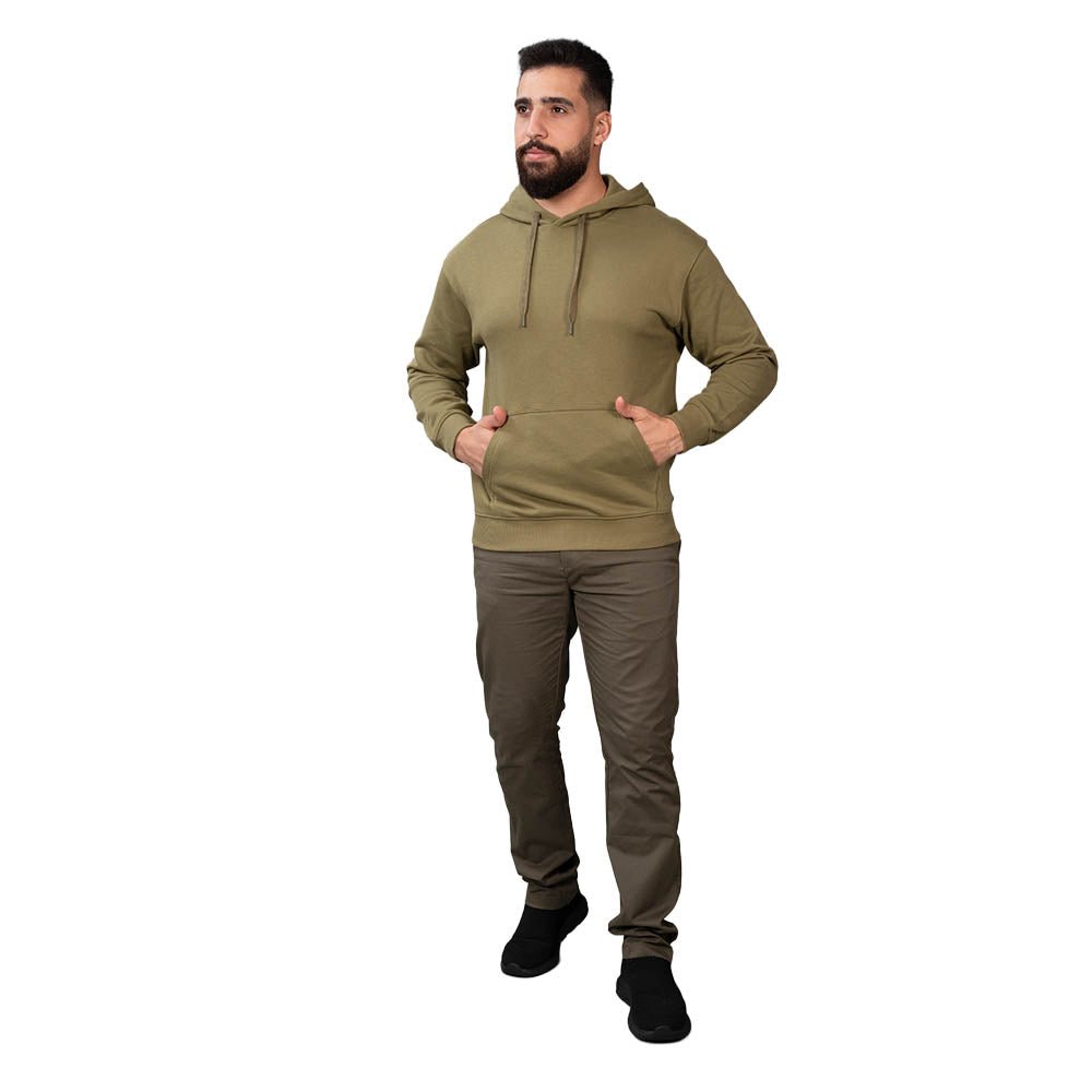 Men's Relaxed Fit French Terry Hoodie Sweatshirt S - Shop Giordano