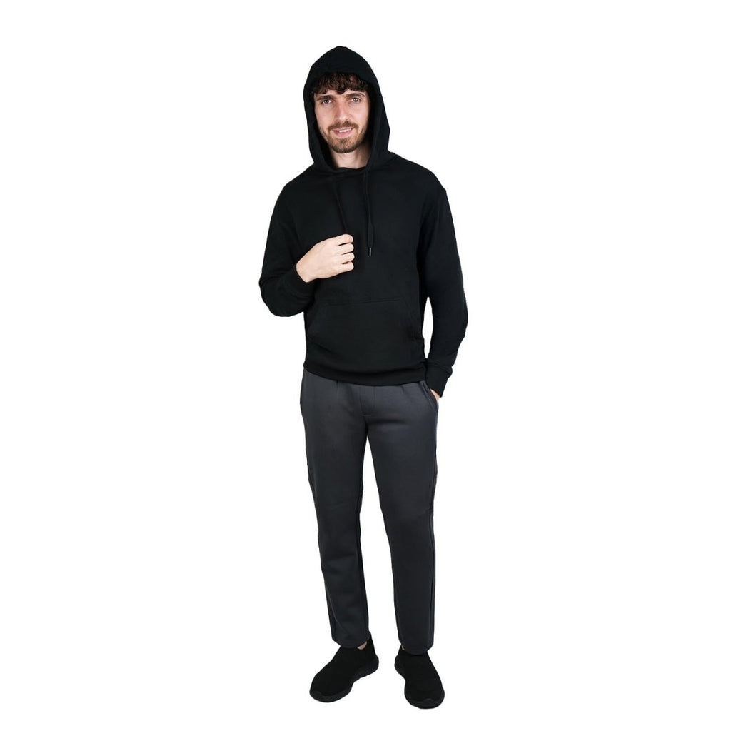 Men's Relaxed Fit French Terry Hoodie Sweatshirt S - Shop Giordano