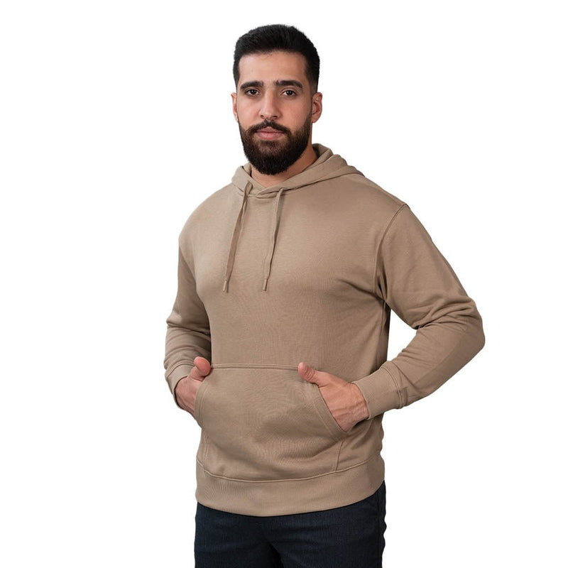Men's Relaxed Fit French Terry Hoodie Sweatshirt S - Shop Giordano