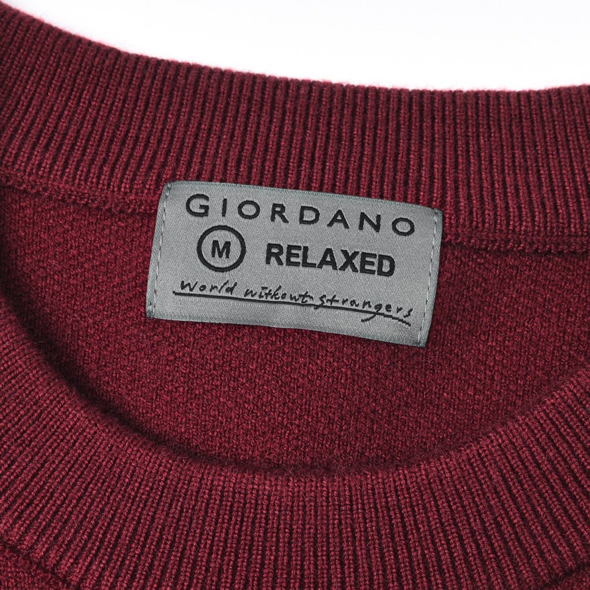 Men’S Relaxed Fit Jacquard Crew Neck Long Sleeve Sweater S - Shop Giordano