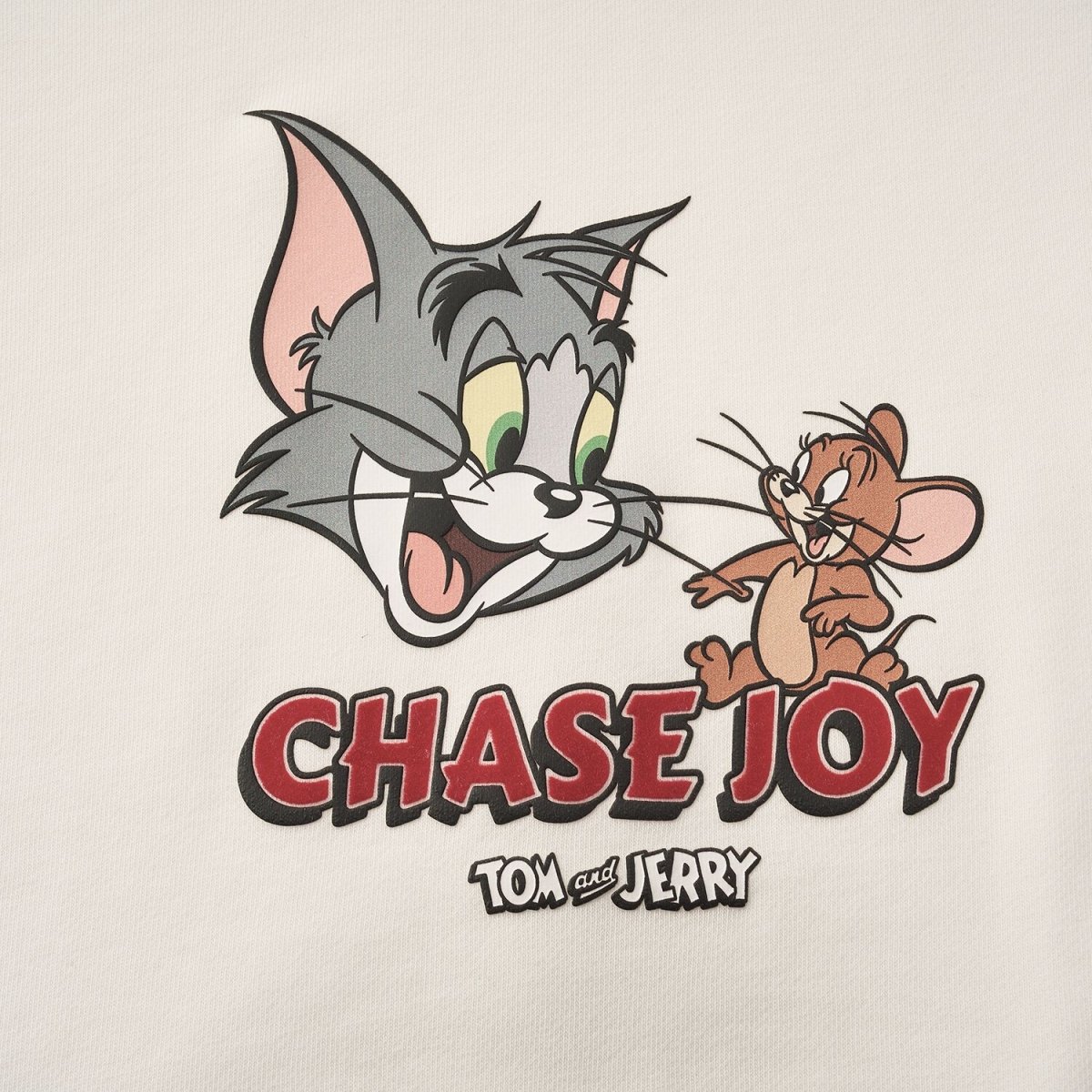 Men's Relaxed Fit Long Sleeve Tom & Jerry French Terry Sweatshirt S - Shop Giordano