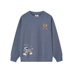 Men's Relaxed Fit Long Sleeve Tom & Jerry French Terry Sweatshirt S - Shop Giordano
