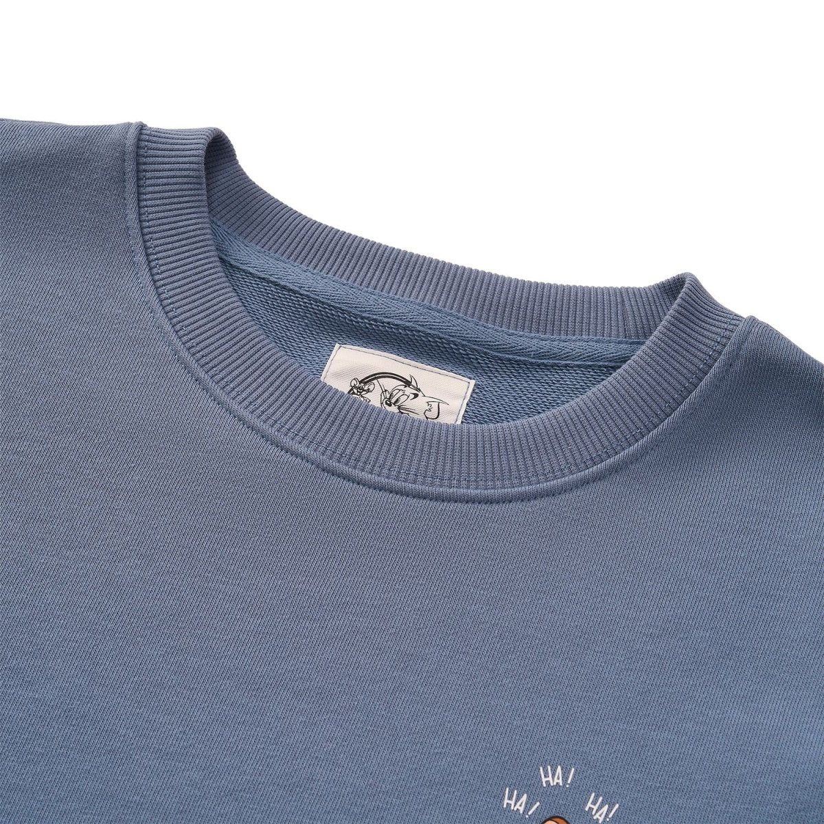 Men's Relaxed Fit Long Sleeve Tom & Jerry French Terry Sweatshirt S - Shop Giordano