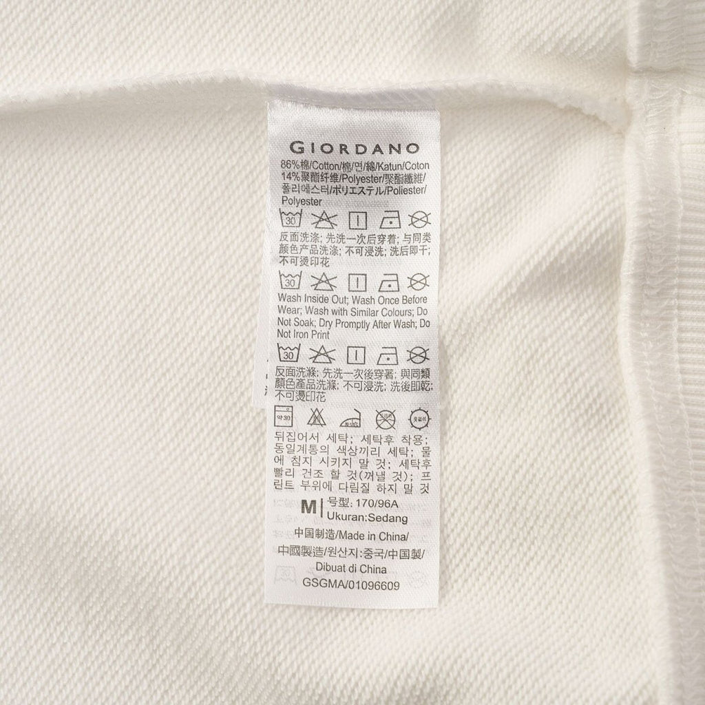 Men's Relaxed Fit Long Sleeve Tom & Jerry French Terry Sweatshirt S - Shop Giordano