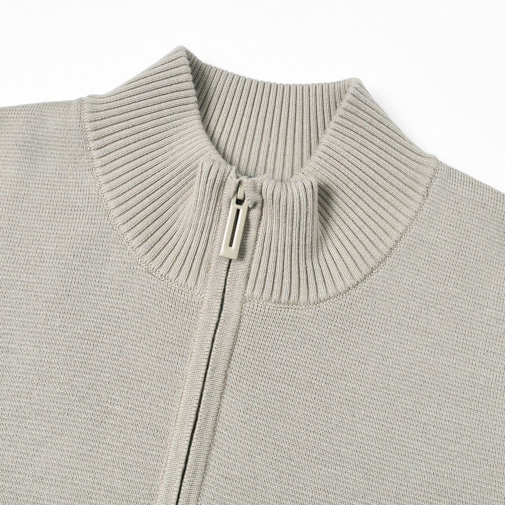 Men’S Relaxed Fit Mock Neck Half - Zip Textured Sweater S - Shop Giordano