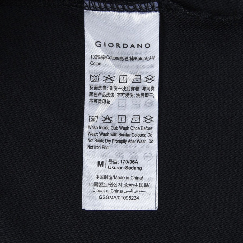 Men’S Relaxed Fit Printed Crew Neck Cotton Jersey Tee S - Shop Giordano