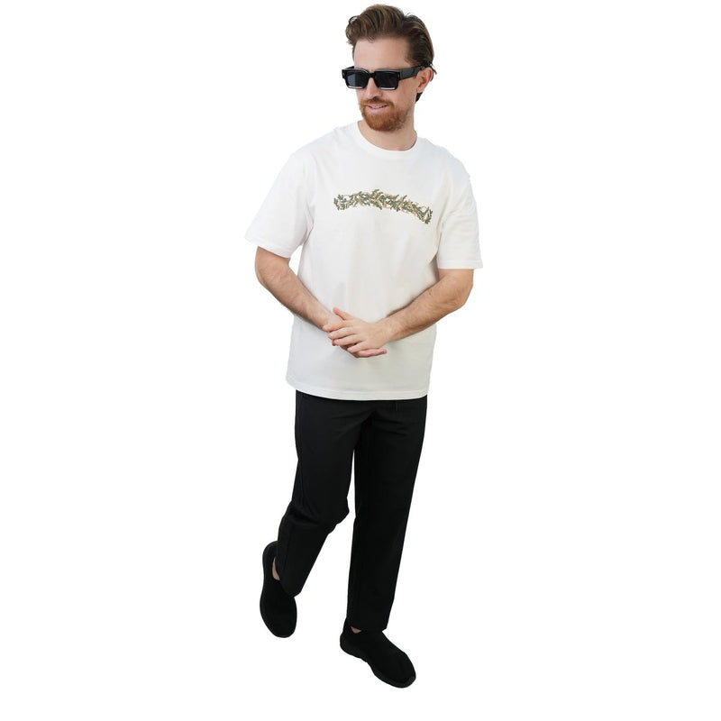 Men’S Relaxed Fit Printed Crew Neck Cotton Jersey Tee S - Shop Giordano