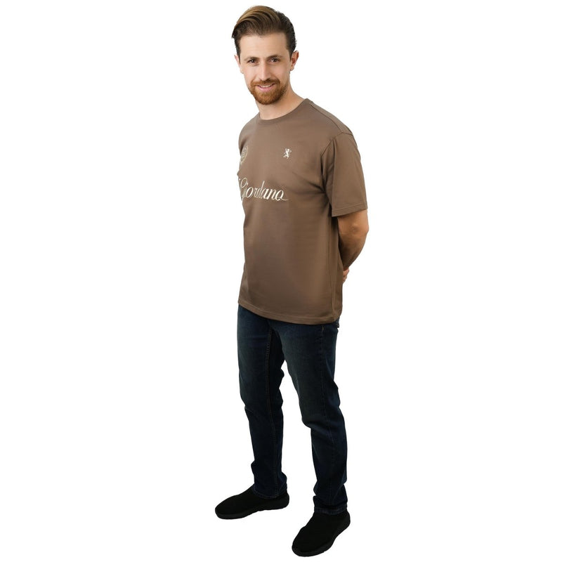 Men’S Relaxed Fit Printed Crew Neck Cotton Jersey Tee S - Shop Giordano