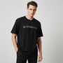 Giordano Men's Relaxed Fit Printed Crew Neck Cotton Jersey Tee - first_variant_option_2 Premium Print Tee for Giordano