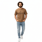 Men's Relaxed Fit Printed Crew Neck Cotton Tee S - Shop Giordano