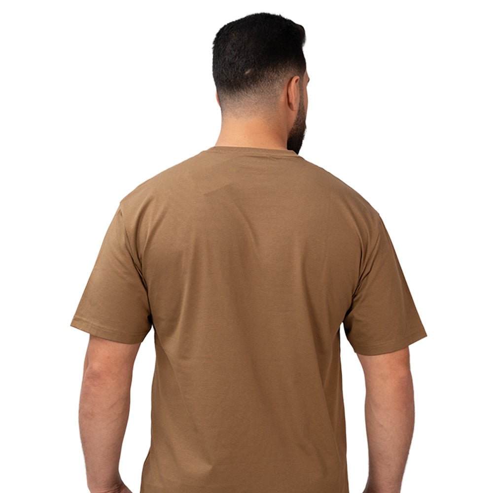 Men's Relaxed Fit Printed Crew Neck Cotton Tee S - Shop Giordano