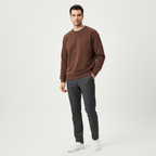 Men's Relaxed Fit Printed French Terry Pullover S - Shop Giordano