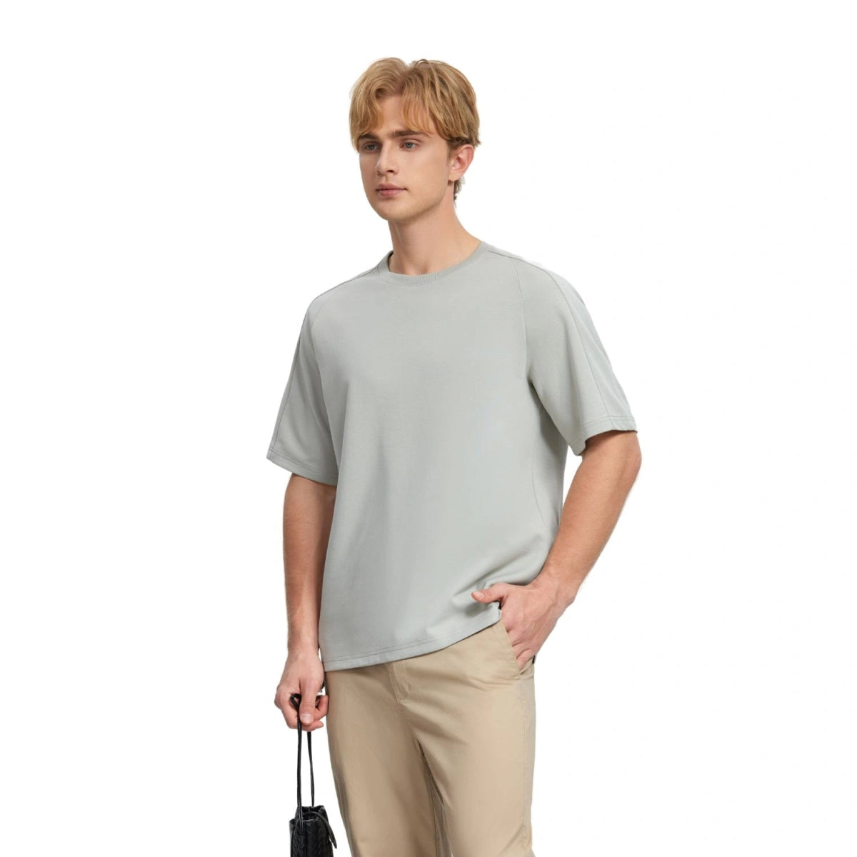 Men's Relaxed Fit Raglan Sleeve Tee - Giordano
