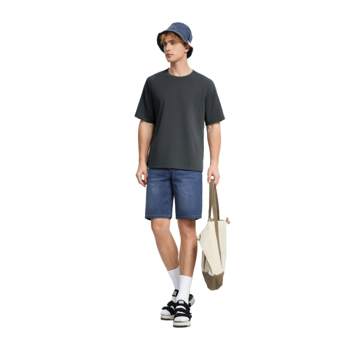 Men's Relaxed Fit Raglan Sleeve Tee - Giordano