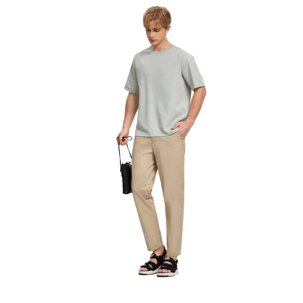 Men's Relaxed Fit Raglan Sleeve Tee S - Shop Giordano