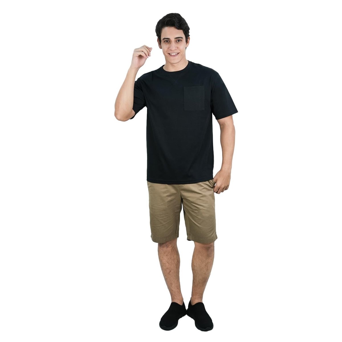 Men's Relaxed Fit Sorona Interlock Crew Neck Tee S - Shop Giordano