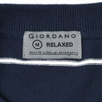 Men's Relaxed Fit Striped Crew Neck Cotton Sweater S - Shop Giordano