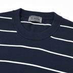 Men's Relaxed Fit Striped Crew Neck Cotton Sweater S - Shop Giordano
