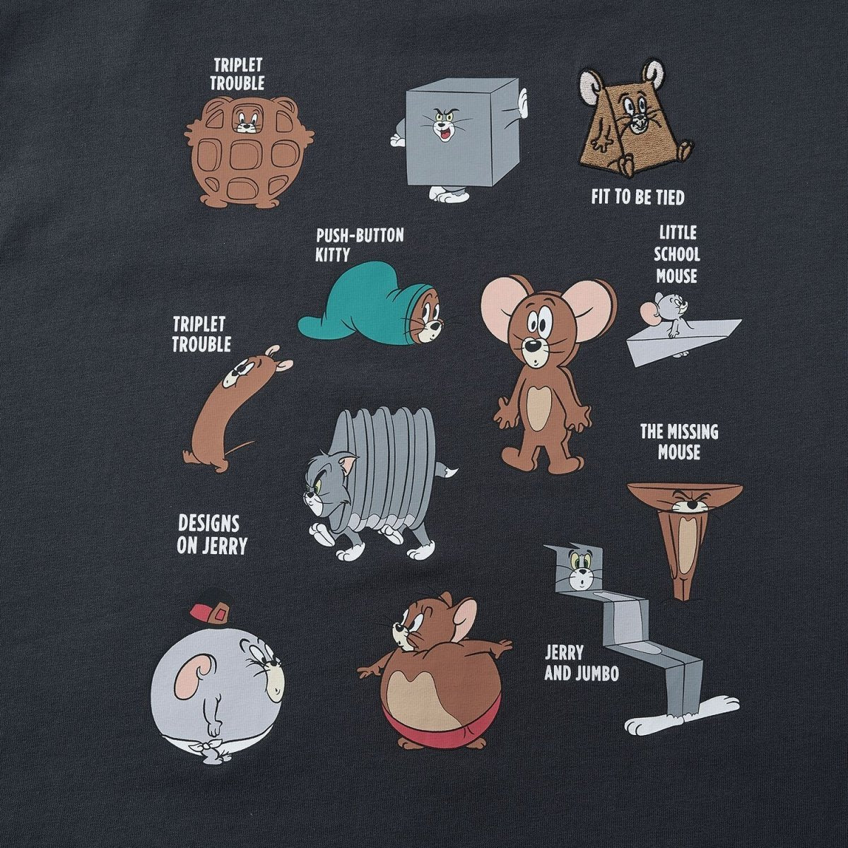 Men's Relaxed Fit Tom & Jerry Cotton Graphic Tee S - Shop Giordano