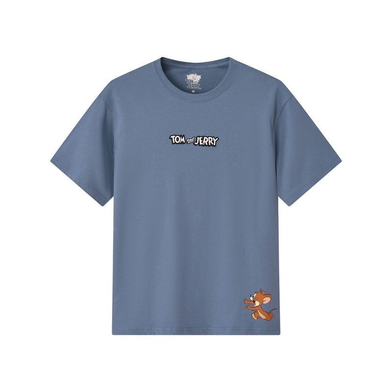 Men's Relaxed Fit Tom & Jerry Cotton Graphic Tee S - Shop Giordano