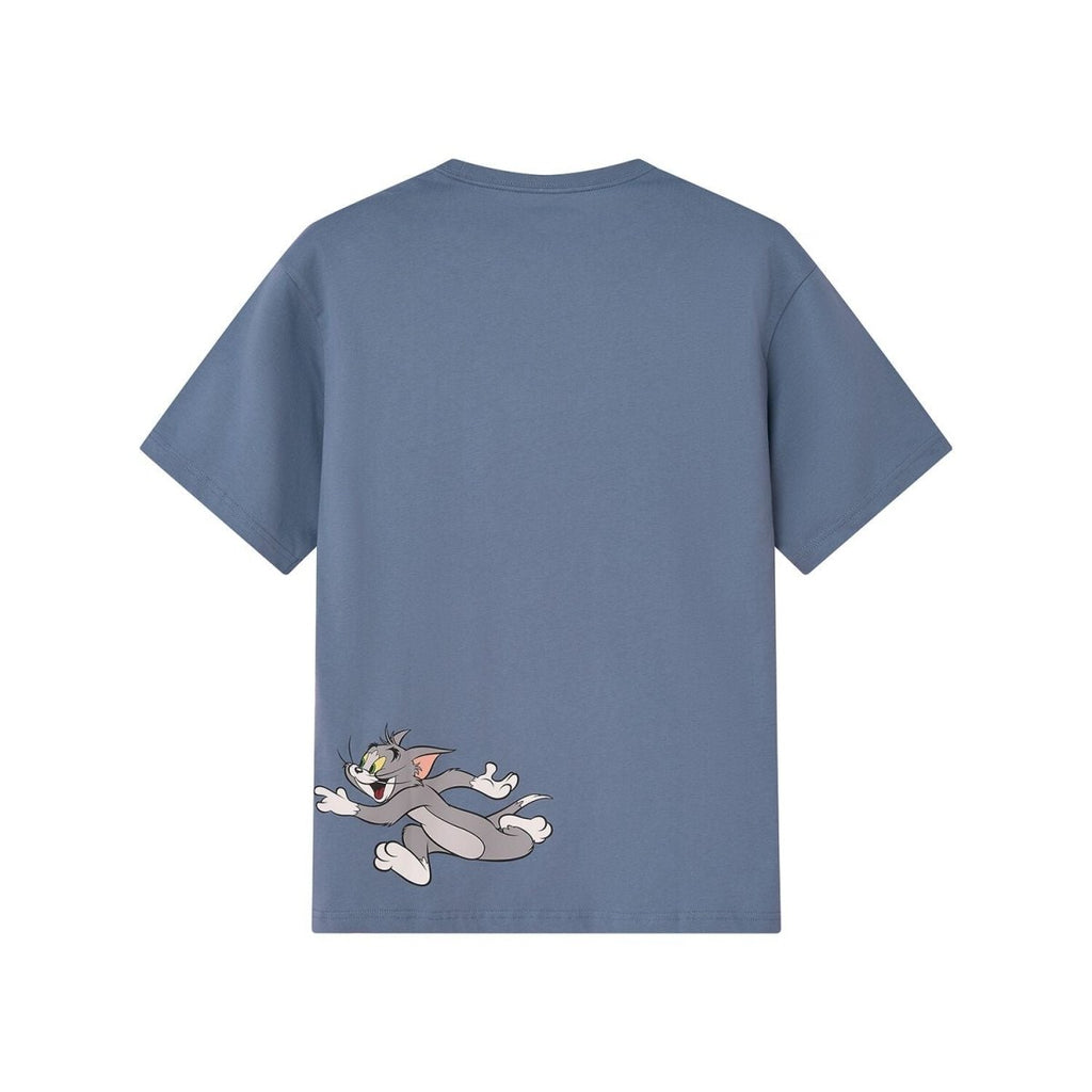 Men's Relaxed Fit Tom & Jerry Cotton Graphic Tee S - Shop Giordano