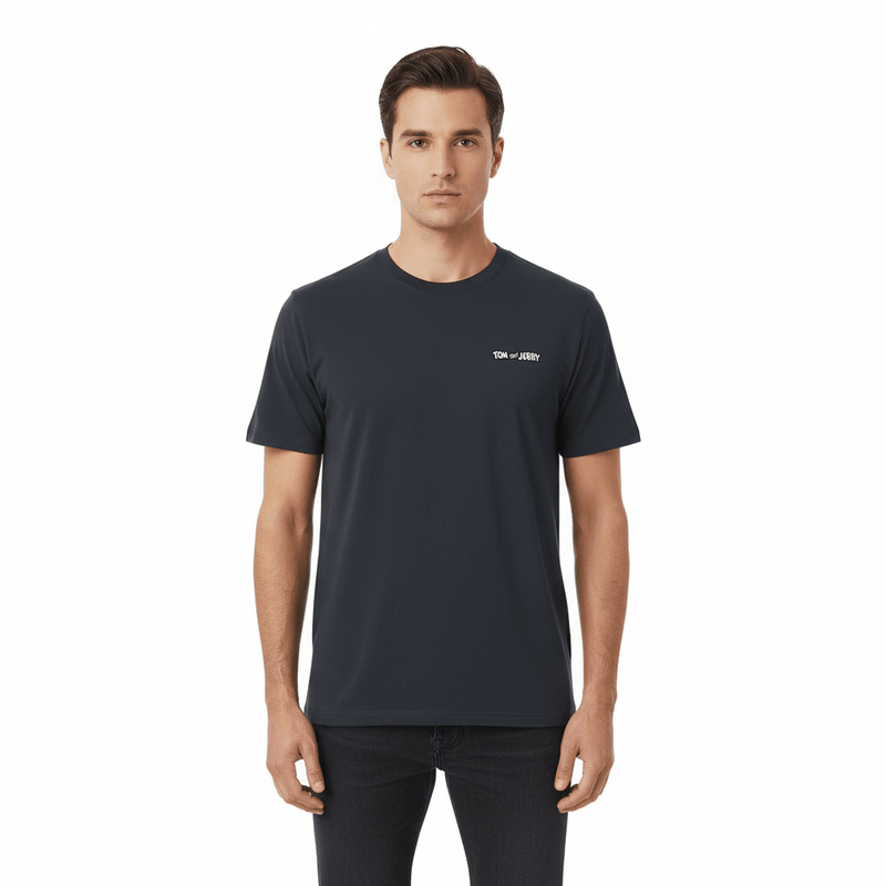 Men's Relaxed Fit Tom & Jerry Cotton Graphic Tee S - Shop Giordano