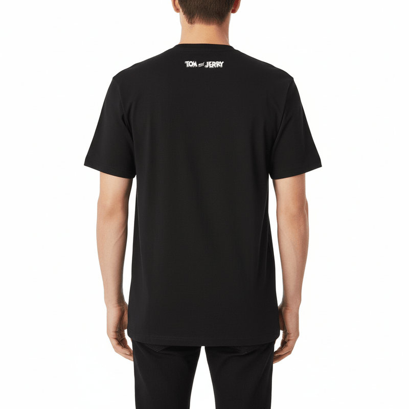 Men's Relaxed Fit Tom & Jerry Cotton Print Tee S - Shop Giordano