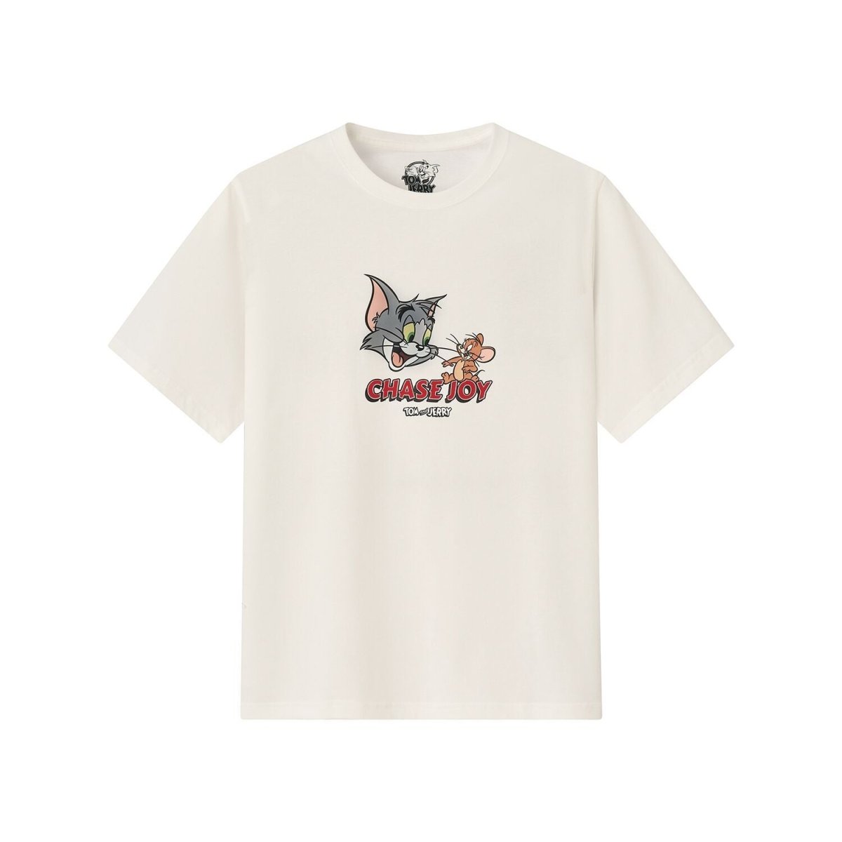Men's Relaxed Fit Tom & Jerry Cotton Print Tee S - Shop Giordano