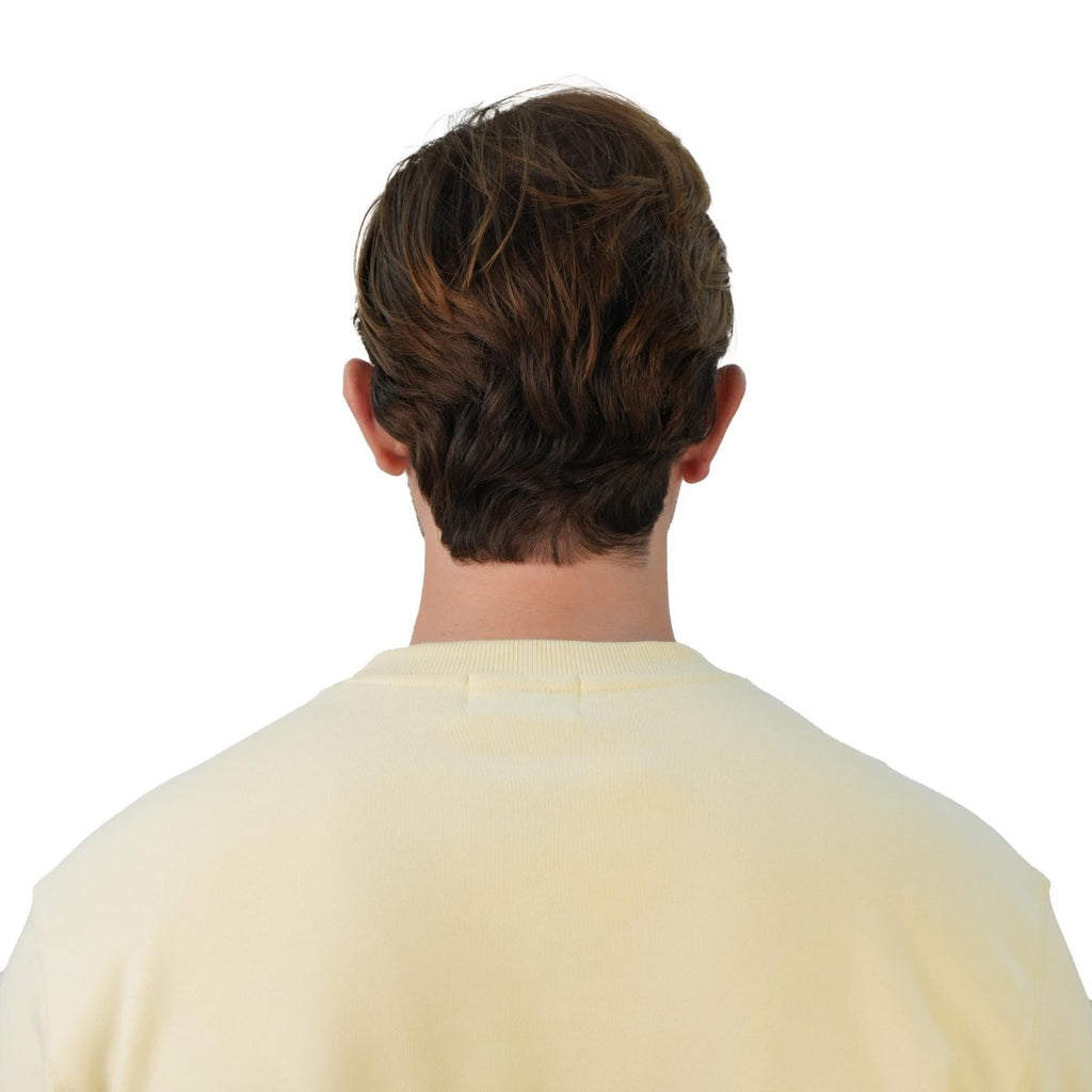 Men’S Relaxed French Terry Crew Neck Graphic Sweater S - Shop Giordano