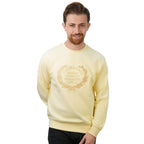 Men’S Relaxed French Terry Crew Neck Graphic Sweater S - Shop Giordano