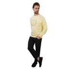Men’S Relaxed French Terry Crew Neck Graphic Sweater S - Shop Giordano