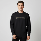 Men’S Relaxed French Terry Crew Neck Graphic Sweatshirt S - Shop Giordano