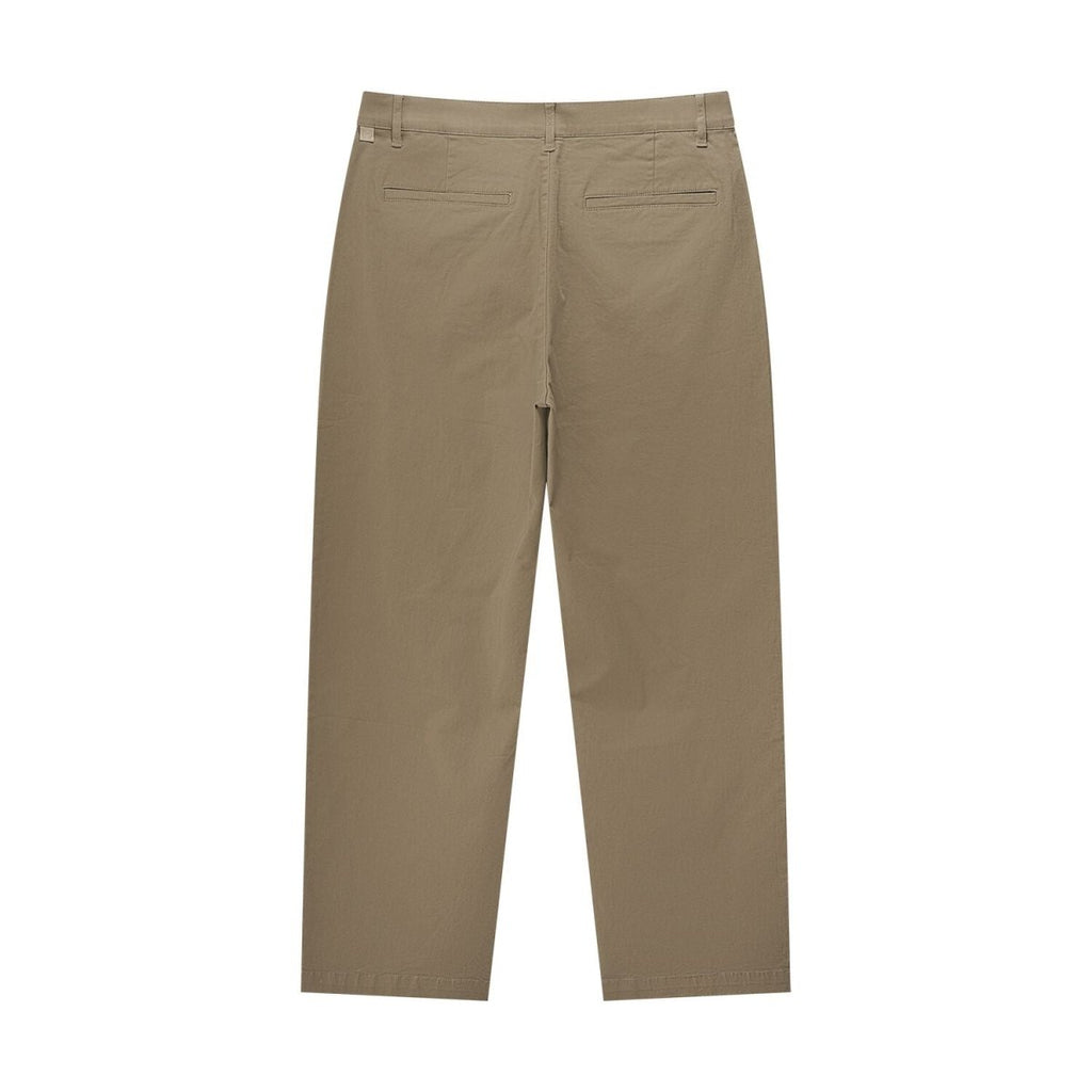 Men’S Relaxed Straight Cotton Stretch Khaki Pants 30 - Shop Giordano