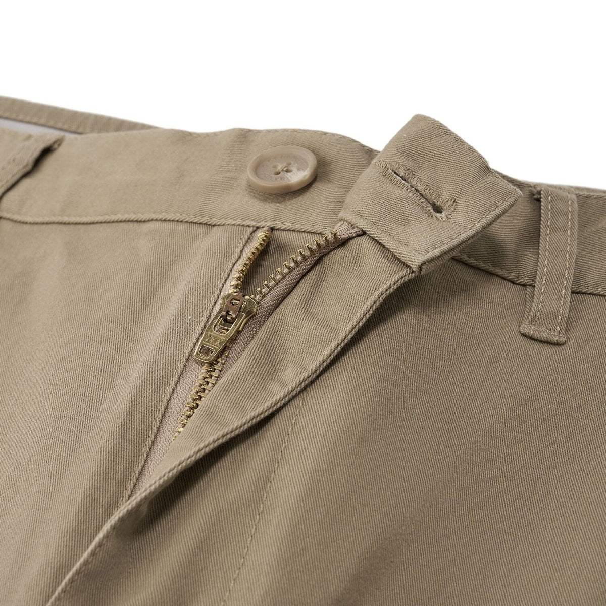 Men’S Relaxed Straight Cotton Stretch Khaki Pants 30 - Shop Giordano