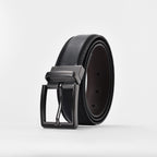 Giordano Men's Reversible Leather Belt With Classic Buckle - Premium Belts