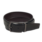 Giordano Men's Reversible Leather Belt With Classic Buckle - Premium Belts
