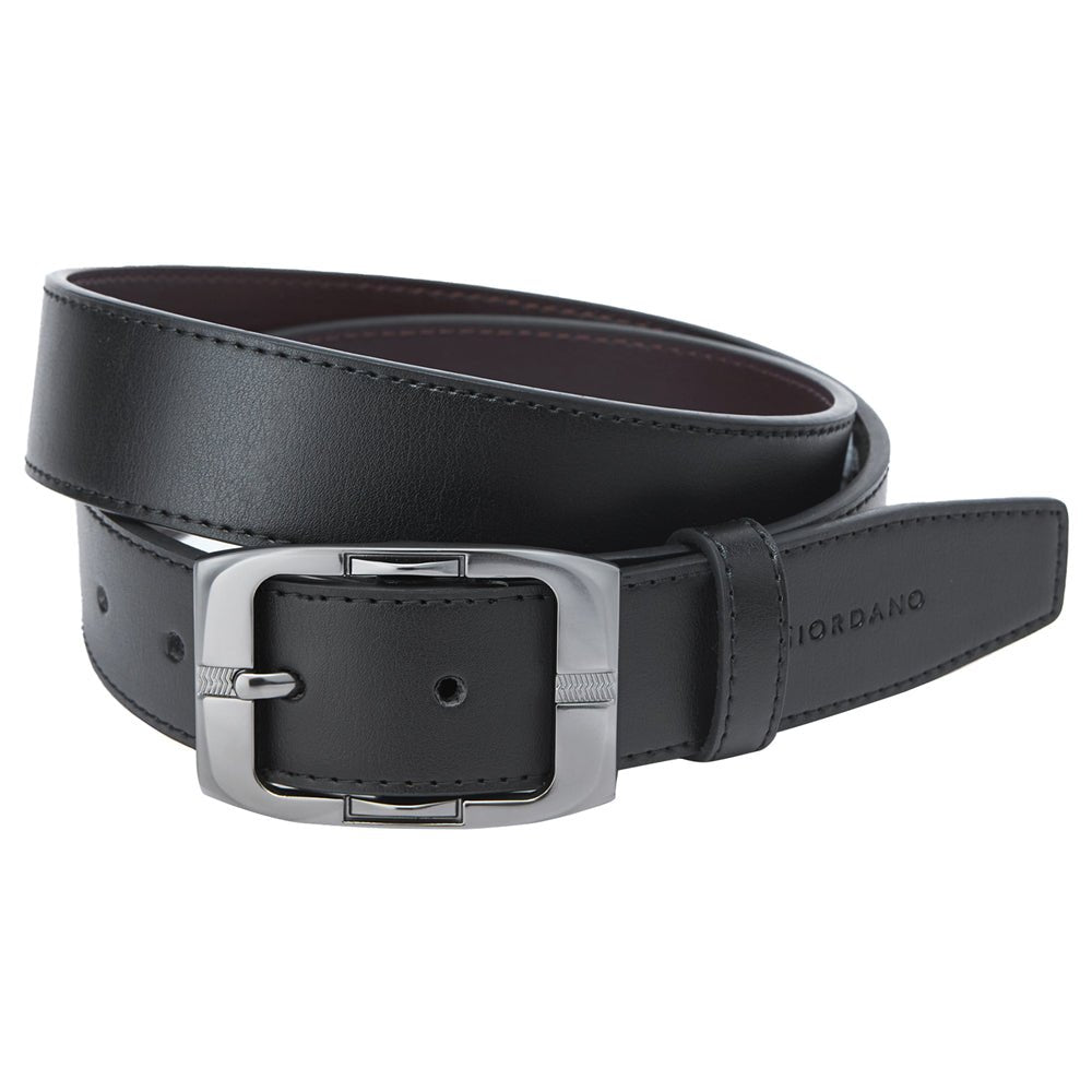 Giordano Men's Reversible Leather Belt With Classic Metal Buckle - first_variant_option_2 Premium Belts for Giordano