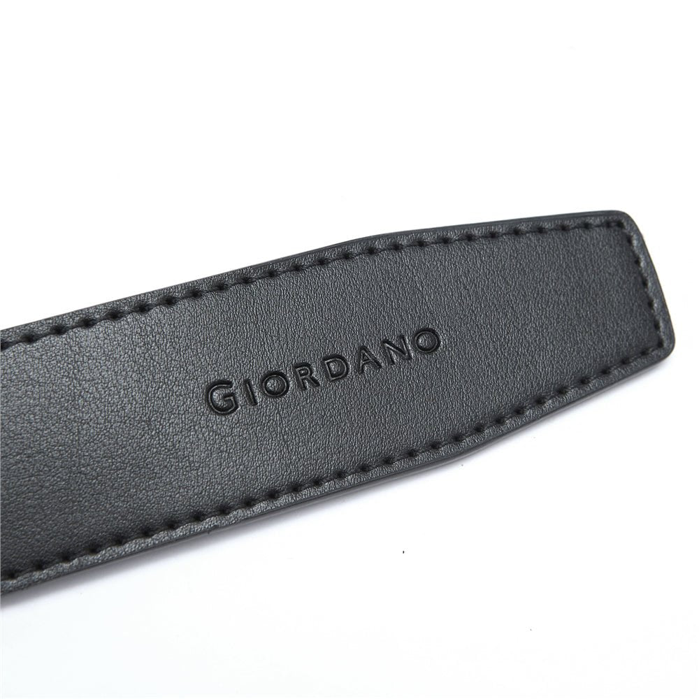 Men’S Reversible Leather Belt With Classic Metal Buckle M - Shop Giordano