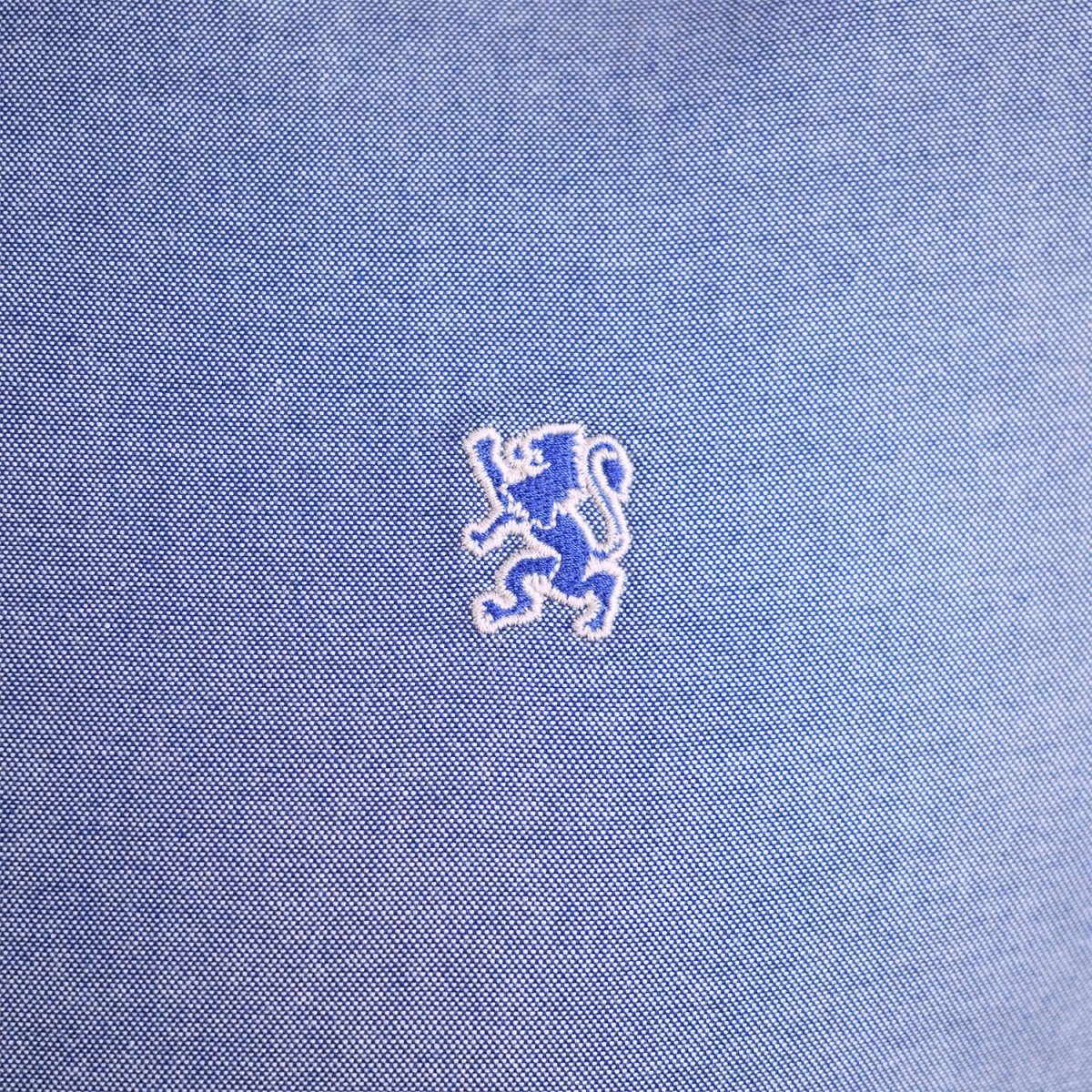 Men's Shirt With Small Lion Embroidery - Giordano