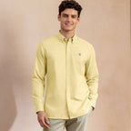 Giordano Men's Shirt With Small Lion Embroidery - Premium Shirts