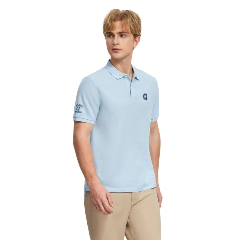 Men's Short Sleeve Solid Polo S - Shop Giordano