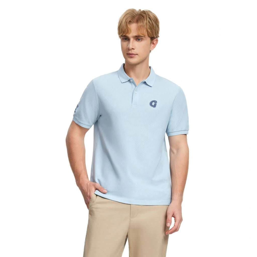 Men's Short Sleeve Solid Polo S - Shop Giordano