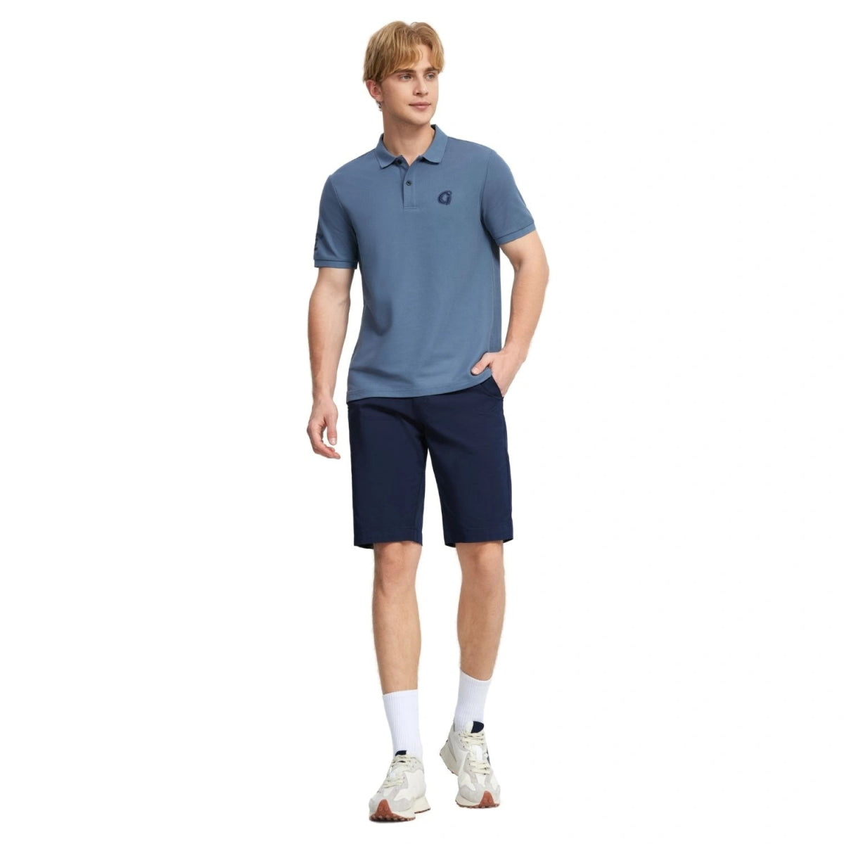 Men's Short Sleeve Solid Polo S - Shop Giordano