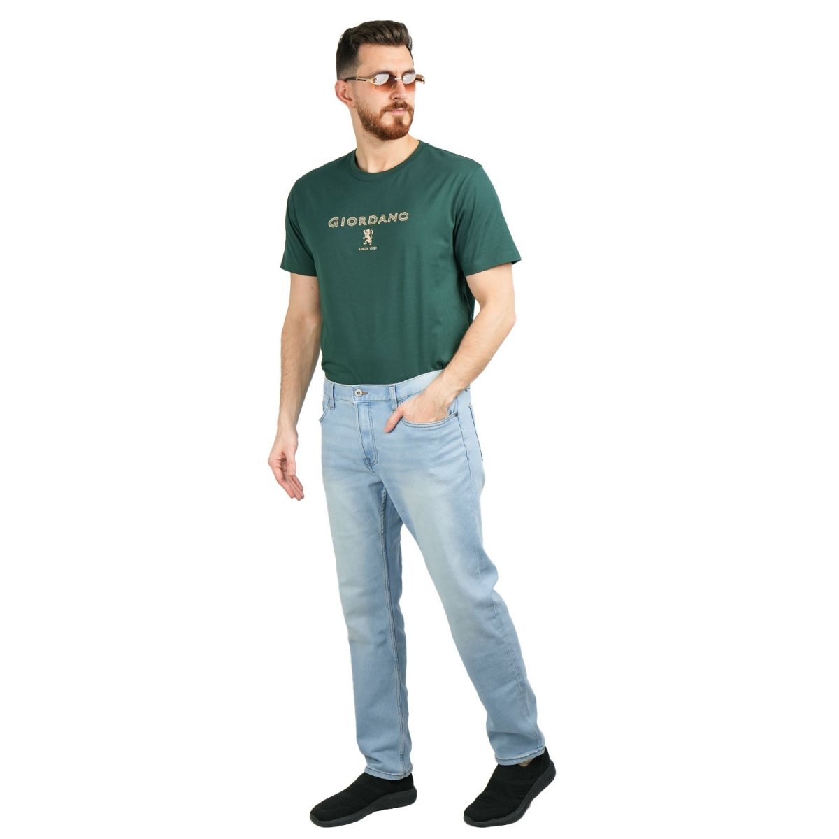 Men's Skinny Fit Tapered Jeans - Giordano