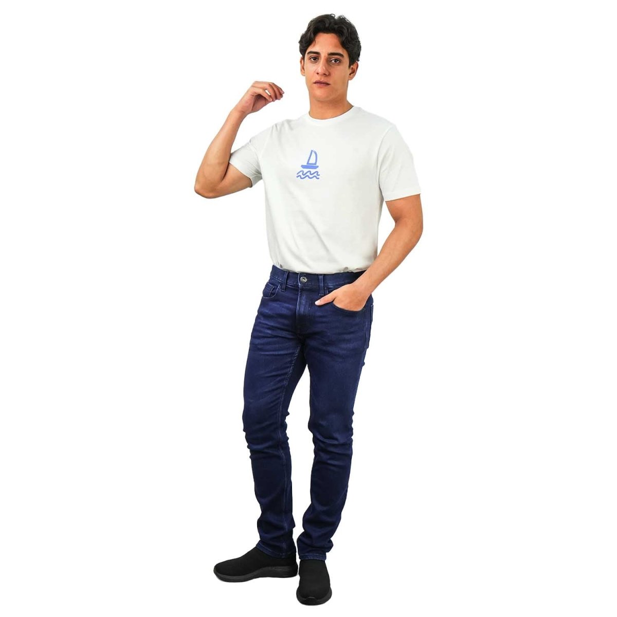 Men's Skinny Fit Tapered Jeans - Giordano