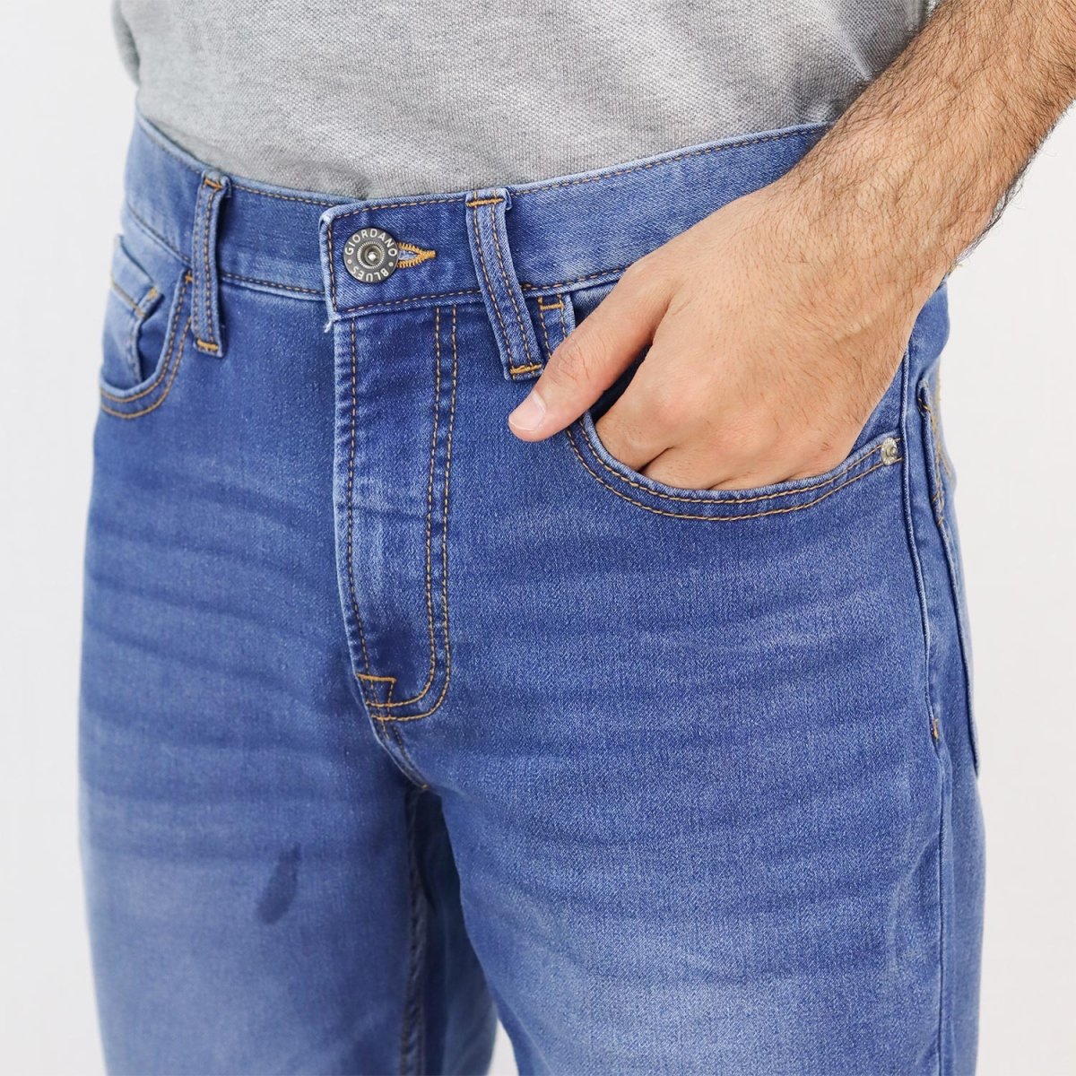 Giordano Men's Skinny Low Rise Denim Jeans - Premium Jeans