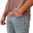 Men's Skinny Taper Stretch Cotton Denim Jeans Low Rise 30 - Shop Giordano