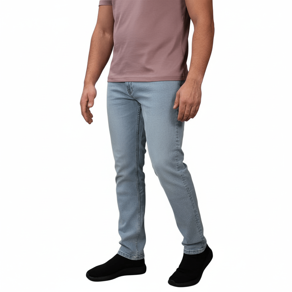 Men's Skinny Taper Stretch Cotton Denim Jeans Low Rise 30 - Shop Giordano