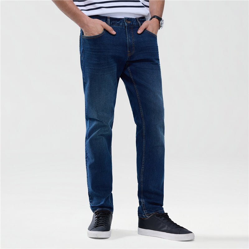 Men’S Skinny Taper Stretch Denim Jeans 30 - Shop Giordano